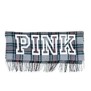 VICTORIAS SECRET PINK Big Plaid Blanket Scarf